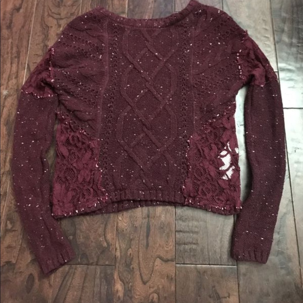 Hollister cropped sweater